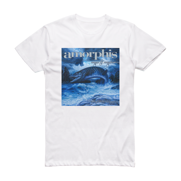 Amorphis Magic Mayhem Tales From The Early Years Album Cover T-Shirt White