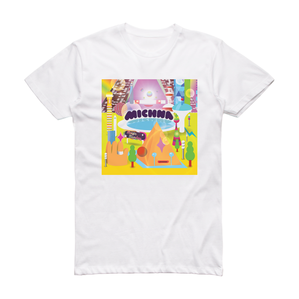 Michna Magic Monday Album Cover T-Shirt White