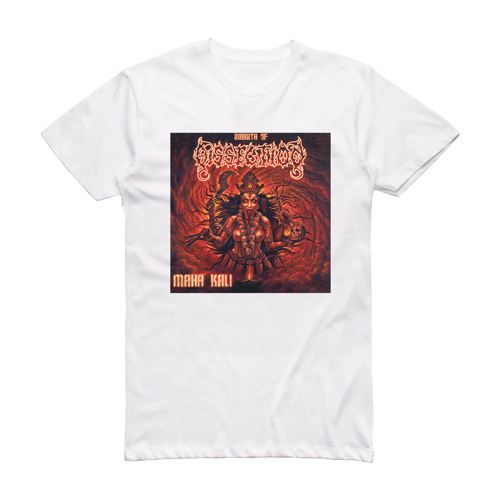 Dissection Maha Kali Album Cover T-Shirt White – ALBUM COVER T-SHIRTS