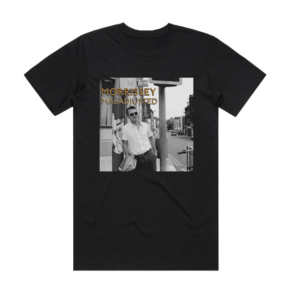 Morrissey Maladjusted Album Cover T-Shirt Black