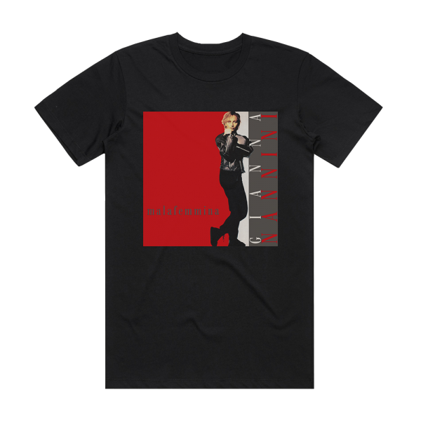 Gianna Nannini Malafemmina Album Cover T-Shirt Black