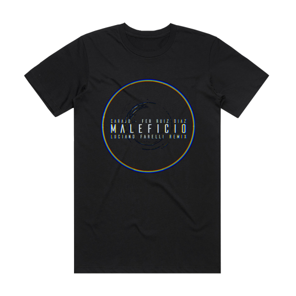 Carajo Maleficio Feat Fernando Ruiz Daz 2 Album Cover T-Shirt Black