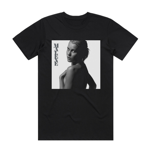 Malene Mortensen Malene Album Cover T-Shirt Black