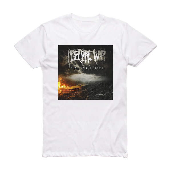 I Declare War Malevolence Album Cover T-Shirt White