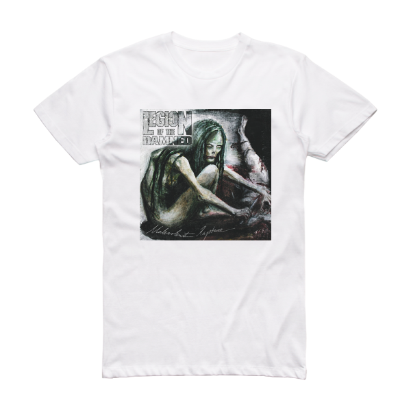 Legion of the Damned Malevolent Rapture Album Cover T-Shirt White