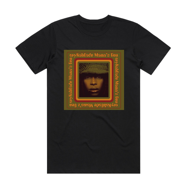 Erykah Badu Mamas Gun Album Cover T-Shirt Black