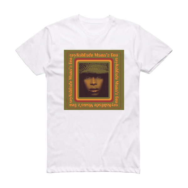 Erykah Badu Mamas Gun Album Cover T-Shirt White