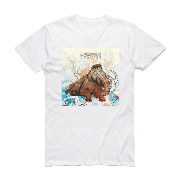 Beardfish Mammoth Album Cover T-Shirt White