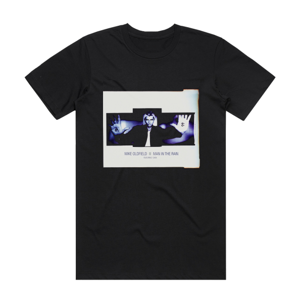 Mike Oldfield Man In The Rain Album Cover T-Shirt Black