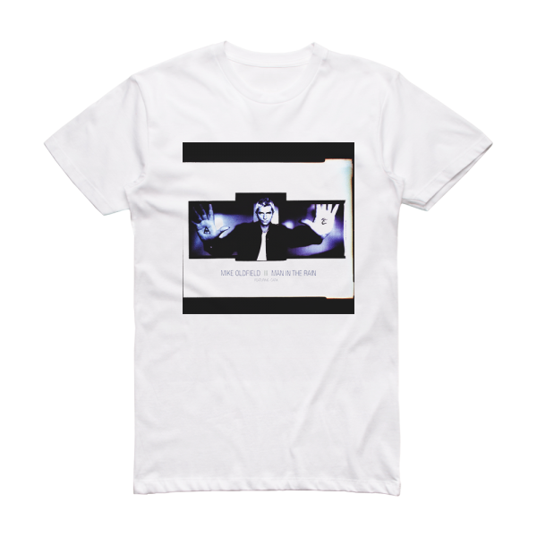 Mike Oldfield Man In The Rain Album Cover T-Shirt White