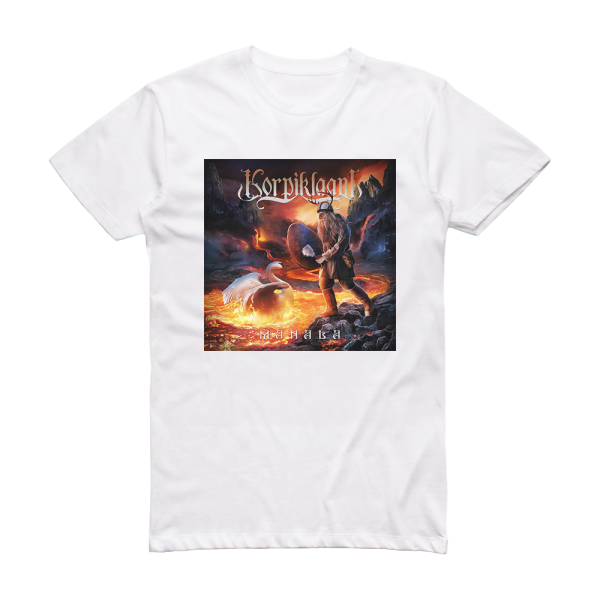 Korpiklaani Manala Album Cover T-Shirt White