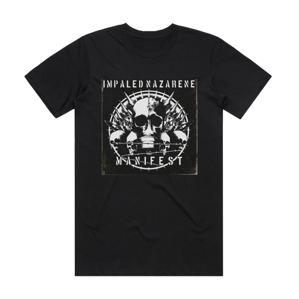 Impaled Nazarene Manifest Album Cover T-Shirt Black