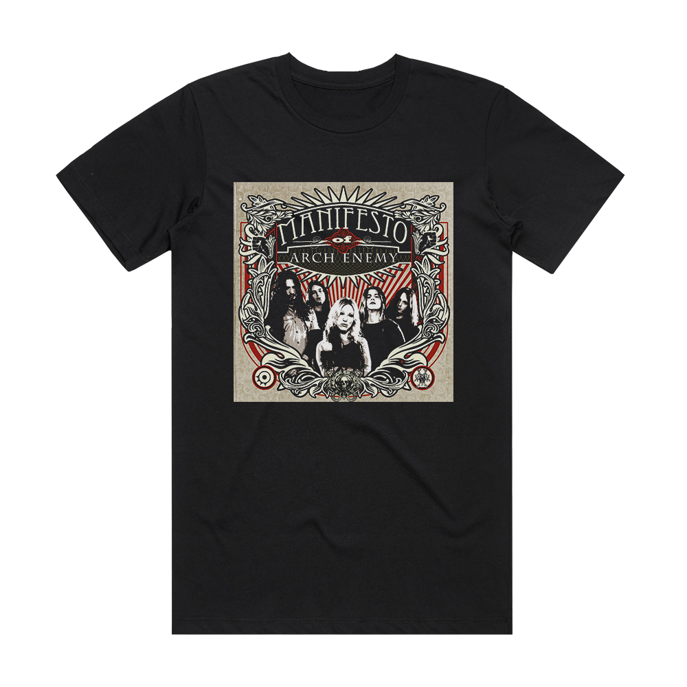 Arch Enemy Manifesto Of Arch Enemy Album Cover T-Shirt Black – ALBUM ...