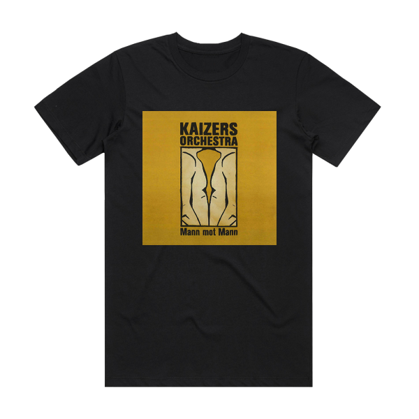 Kaizers Orchestra Mann Mot Mann Album Cover T-Shirt Black