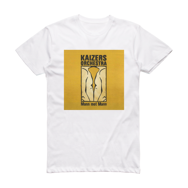 Kaizers Orchestra Mann Mot Mann Album Cover T-Shirt White