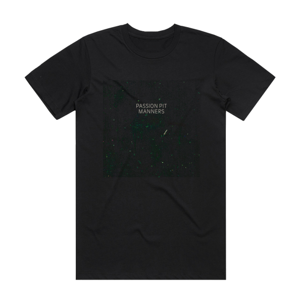 Passion Pit Manners Album Cover T-Shirt Black