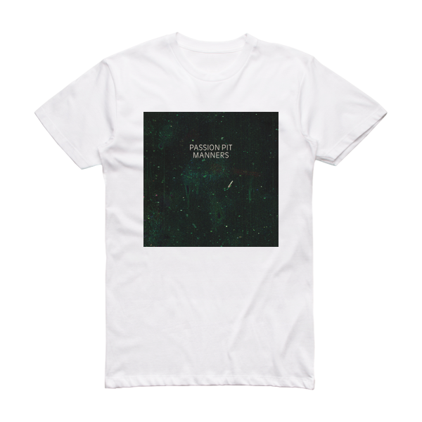 Passion Pit Manners Album Cover T-Shirt White