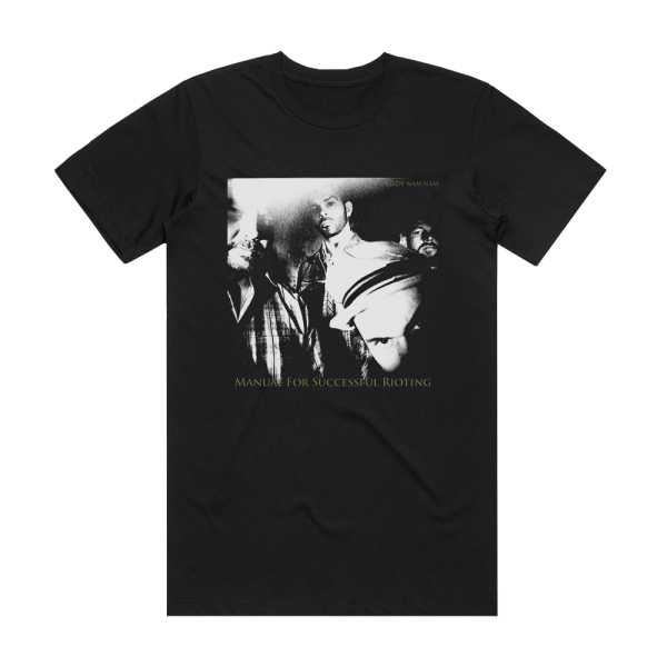 Birdy Nam Nam Manual For Successful Rioting Album Cover T-Shirt Black