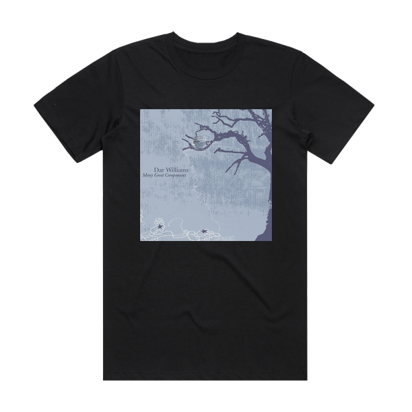Dar Williams Many Great Companions Album Cover T-Shirt Black
