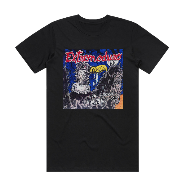 Extremoduro Maquetas 90 Album Cover T-Shirt Black