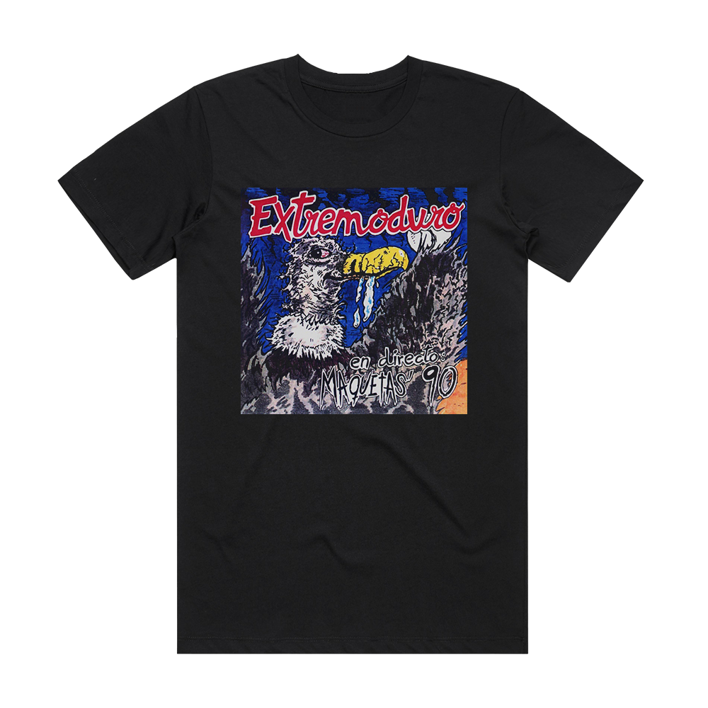 Extremoduro Maquetas 90 Album Cover T-Shirt Black – ALBUM COVER T-SHIRTS