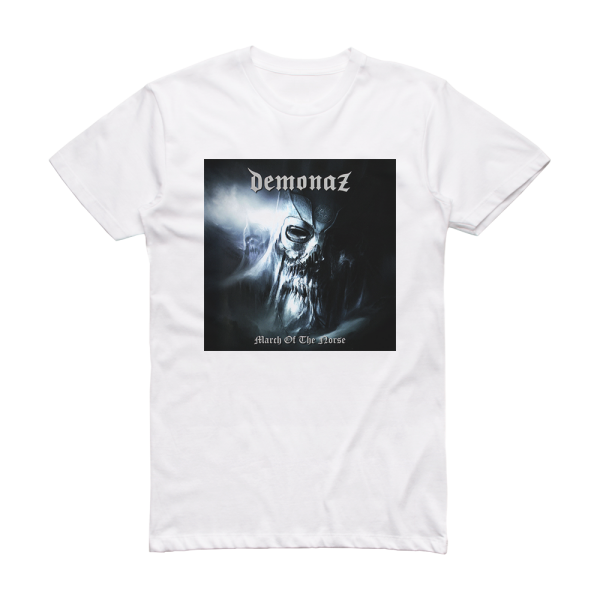 Demonaz March Of The Norse 1 Album Cover T-Shirt White