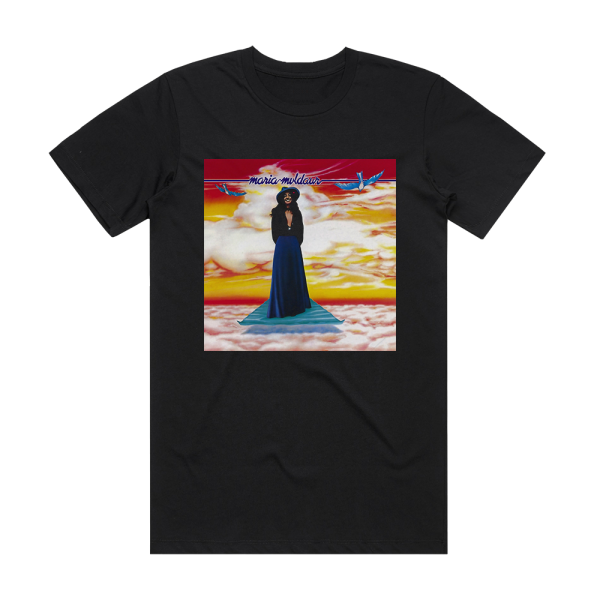 Maria Muldaur Maria Muldaur Album Cover T-Shirt Black