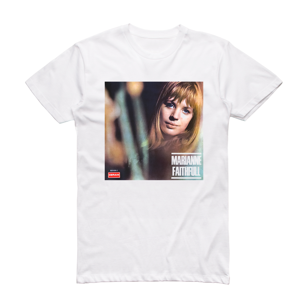 Marianne Faithfull Marianne Faithfull Album Cover T-Shirt White – ALBUM ...