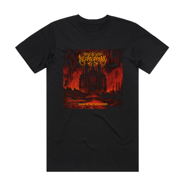 Necrophobic Mark Of The Necrogram 2 Album Cover T-Shirt Black