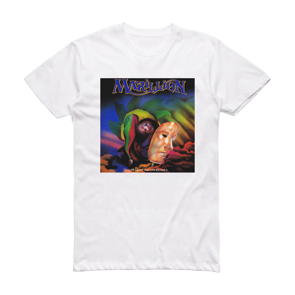 Marillion Market Square Heroes Album Cover T-Shirt White