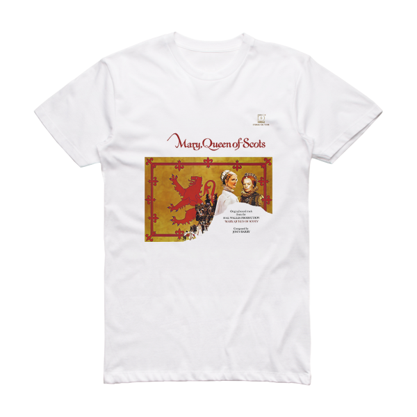 John Barry Mary Queen Of Scots Album Cover T-Shirt White