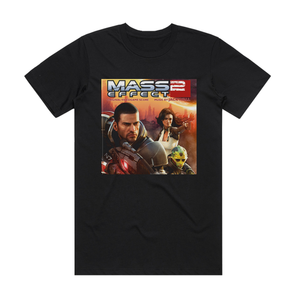 Jack Wall Mass Effect 2 Album Cover T-Shirt Black