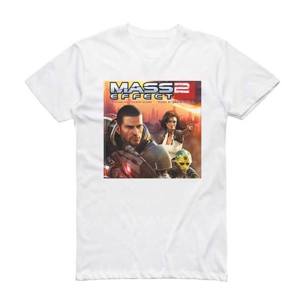 Jack Wall Mass Effect 2 Album Cover T-Shirt White