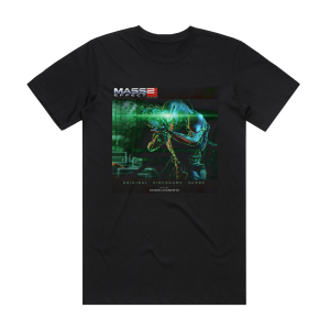 Christopher Lennertz Mass Effect 2 Overlord Album Cover T-Shirt Black