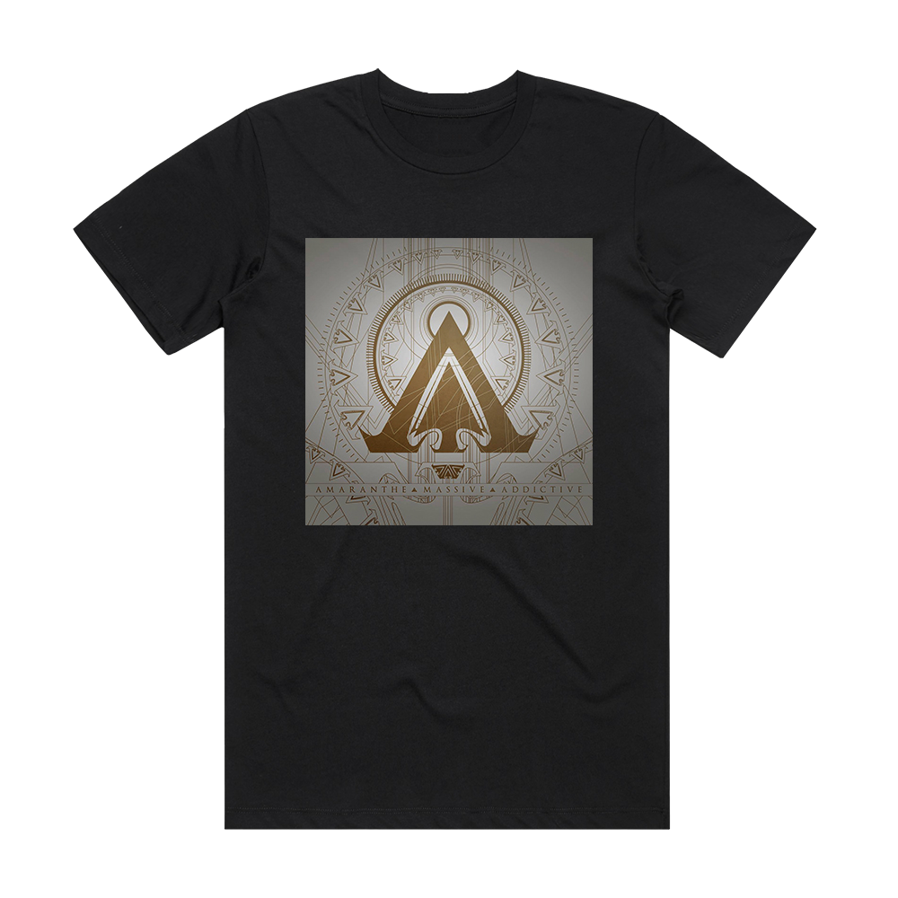 Amaranthe Massive Addictive Album Cover T-Shirt Black – ALBUM COVER T ...