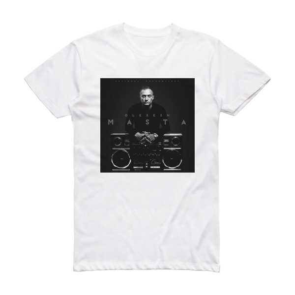 Olexesh Masta Album Cover T-Shirt White