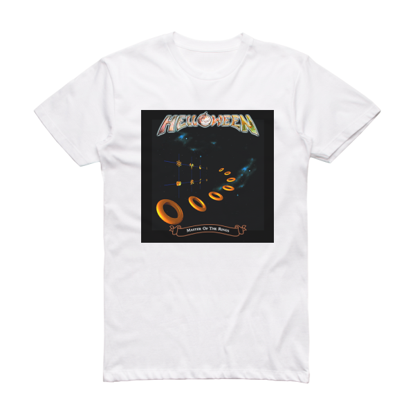 Helloween Master Of The Rings Album Cover T-Shirt White