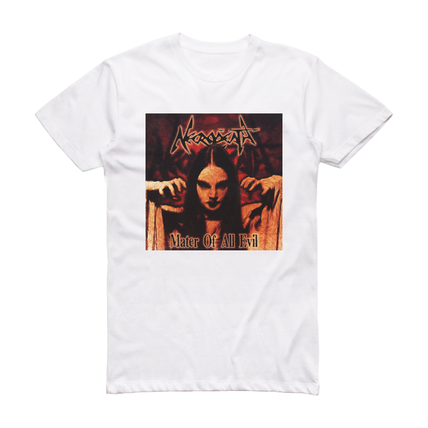 Necrodeath Mater Of All Evil Album Cover T-Shirt White