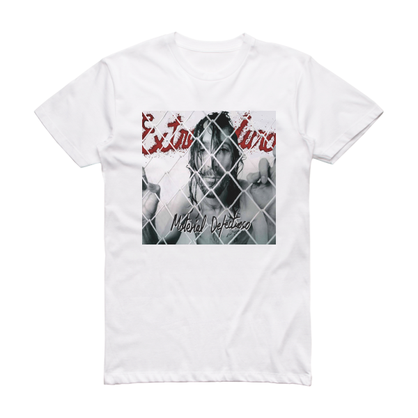 Extremoduro Material Defectuoso Album Cover T-Shirt White