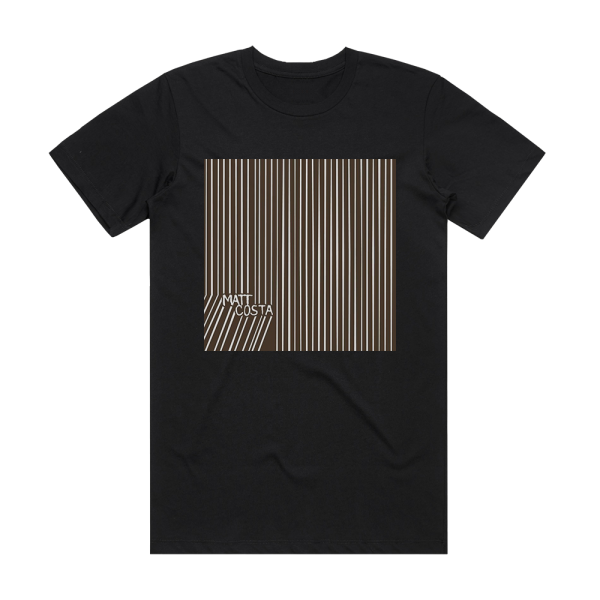 Matt Costa Matt Costa 1 Album Cover T-Shirt Black