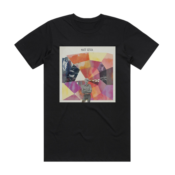 Matt Costa Matt Costa 2 Album Cover T-Shirt Black