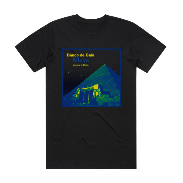 Banco de Gaia Maya Album Cover T-Shirt Black