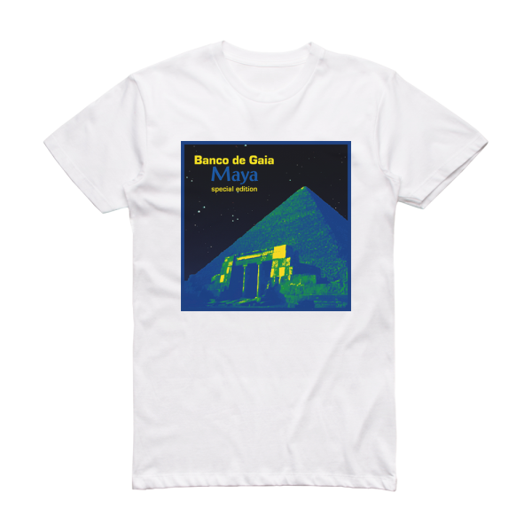 Banco de Gaia Maya Album Cover T-Shirt White