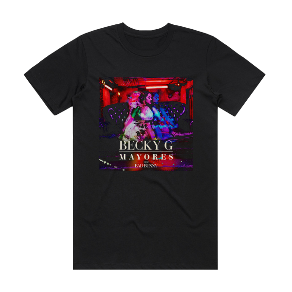 Becky G Mayores 1 Album Cover T-Shirt Black