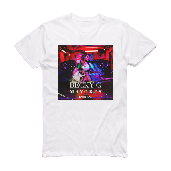 Becky G Mayores 1 Album Cover T-Shirt White