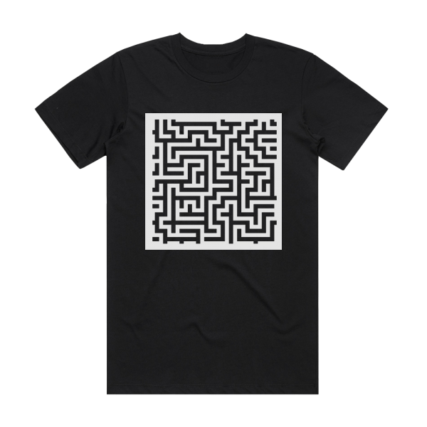 Moon Duo Mazes 1 Album Cover T-Shirt Black