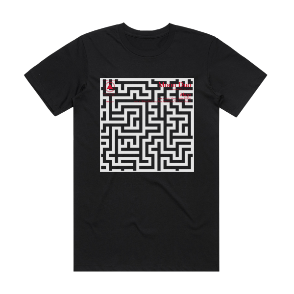 Moon Duo Mazes 2 Album Cover T-Shirt Black