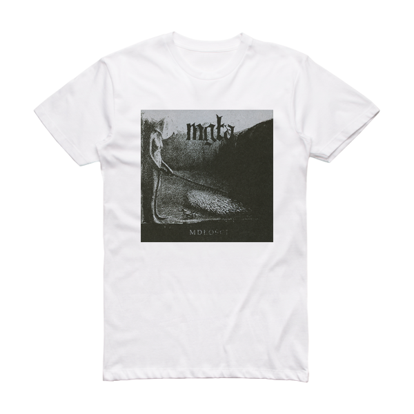 Mgla Mdoci Album Cover T-Shirt White