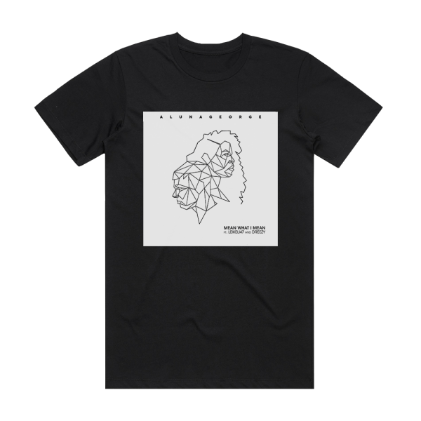 AlunaGeorge Mean What I Mean Album Cover T-Shirt Black