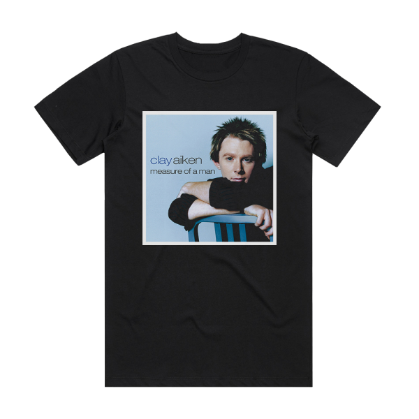 Clay Aiken Measure Of A Man Album Cover T-Shirt Black